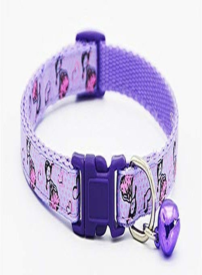 Pups&Pets Adjustable Puppy and Cat Collars (1 Piece) Buckle Safety Neck Collar Strap with Bell Small Size (Colour May Vary) - Image 2